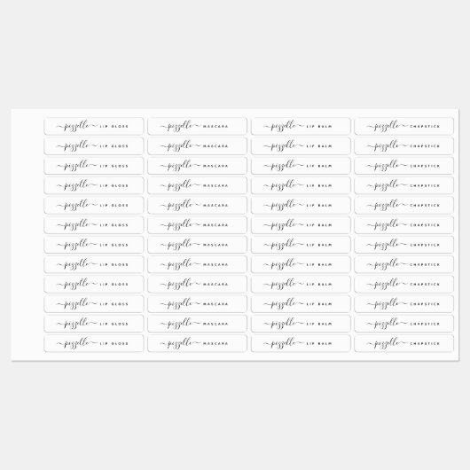 Makeup Label - Lip Gloss, Balm, Chapstick, Mascara (Vel)