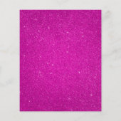 Makeup Lashes Beauty Salon Glitter Flyer Hot Pink (Achterkant)