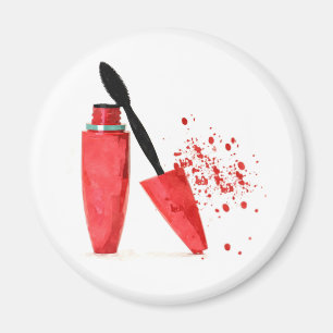 Makeup mascara mode glamour trendy red magneet