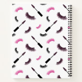 Makeup met roze glitter notitieboek (Achterkant)