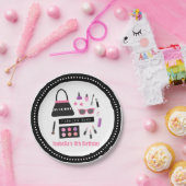 Makeup Mode Show Birthday Party Supplies Papieren Bordje (Feest)