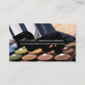 Makeup Palette en Penselen | Modern Visitekaartje (Achterkant)