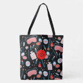 Makeup, parfum, cosmetische Canvas tas MONOGRAM zw (Voorkant)