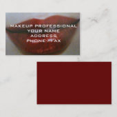 MAKEUP PROFESSIONEEL VISITEKAARTJE (Voorkant / Achterkant)