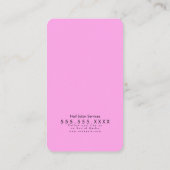 Makeup Salon QR Code Gold Glitter Foto Business Visitekaartje (Achterkant)