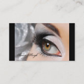 Makeup Smokey Eye Gray Visitekaartje (Achterkant)