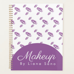 Makeup Stamped Lips Artist Appointment Planner