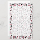 Makeup Sticker Pattern Briefpapier (Voorkant / Achterkant)