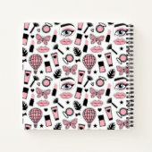 Makeup Sticker Pattern Notitieboek (Achterkant)