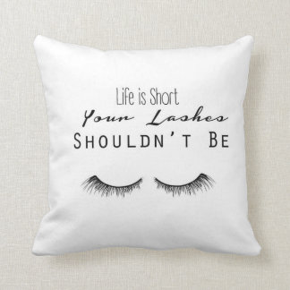 Makeup Typography Pillow Kussen
