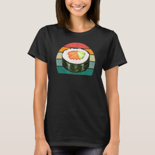 Maki Voedsel Ruwe Vis Japan Azië Chinees Rijst Zee T-shirt