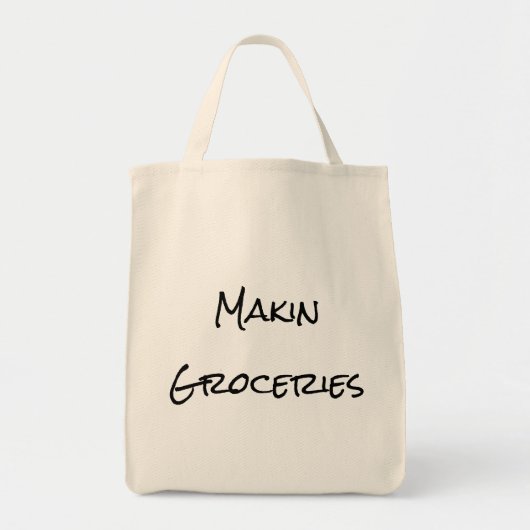 Makin Groceries Shopping Bag Tote Bag (Voorkant)