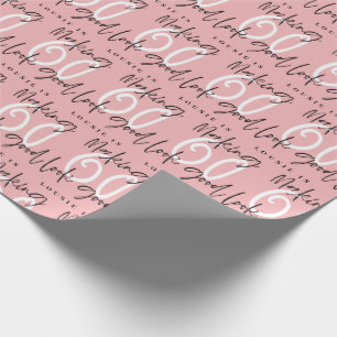 Making 60 kijken goed verjaardagscadeau wrap cadeaupapier
