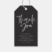 Making 60 kijken goede verjaardag dank u cadeaulabel (Achterkant)