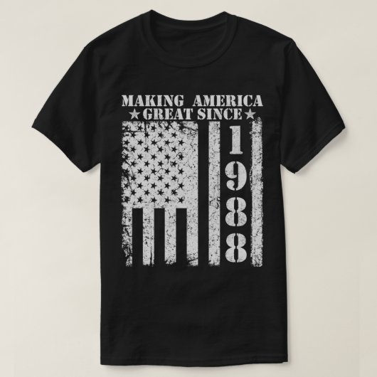 Making America Great Since 1988 Birthday Pullover (Design voorkant)
