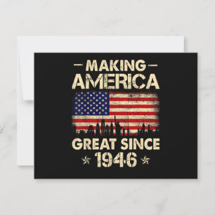 Making America Great sinds 1946 Retro 76e verjaard