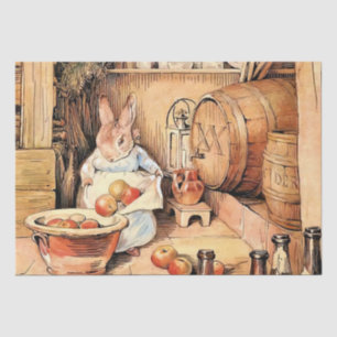 "Making Apple Cider" van Beatrix Potter Tissuepapier