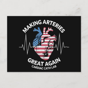 Making Arteries Great Again Hartkatheterlab  Briefkaart