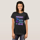 Making Magical Waves In 4th Grade Mermaid Teacher  T-shirt (Voorkant volledig)