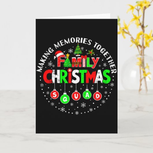 Making Memories Together Matching Squad Santa Elf Kaart (Gele Bloem)
