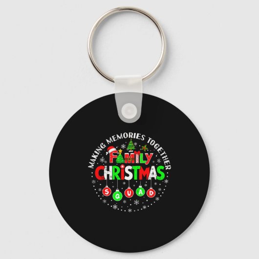 Making Memories Together Matching Squad Santa Elf  Sleutelhanger (Voorkant)