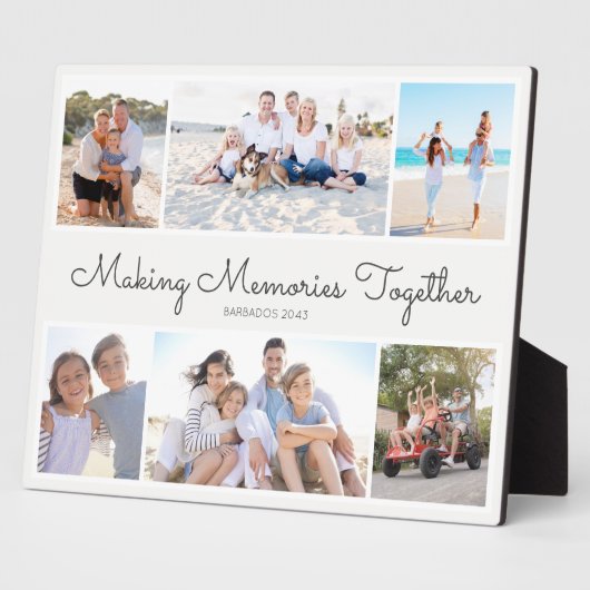 Making Memories Together Photo Collage Keepsake Fotoplaat (Zijkant)