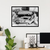 Making Poi in Hawaii 1908 Poster (Thuiskantoor)