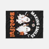 Making Smiles Bootiful Grappige Geest Tandarts Hal Fleece Deken (Voorkant (Horizontaal))