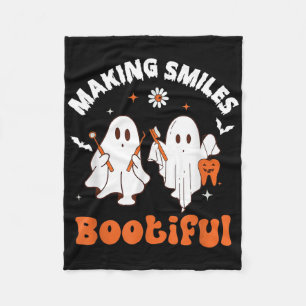 Making Smiles Bootiful Grappige Geest Tandarts Hal Fleece Deken