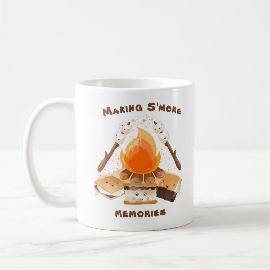 Making S'more Memories Leuke Funny Campfire Mok (Links)