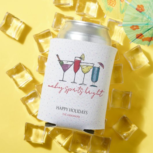 Making Spirits Bright Holiday Cocktail Party Blikjeskoeler (Insitu Zomer)