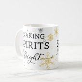 Making Spirits Bright Holiday Koffiemok (Voorkant links)