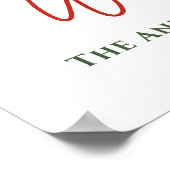 Making Spirits Bright Holiday Party Welcome Poster (Hoek)