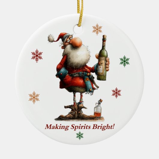 Making Spirits Bright Ornament (Voorkant)