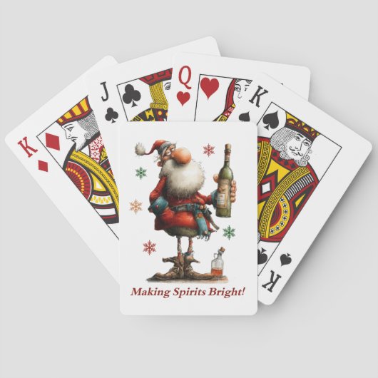 Making Spirits Bright Playing Cards Pokerkaarten (Achterkant)