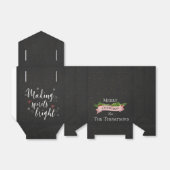 Making Spirits Bright Schattige Chalkboard Christm Bedankdoosjes (Uitgevouwen)