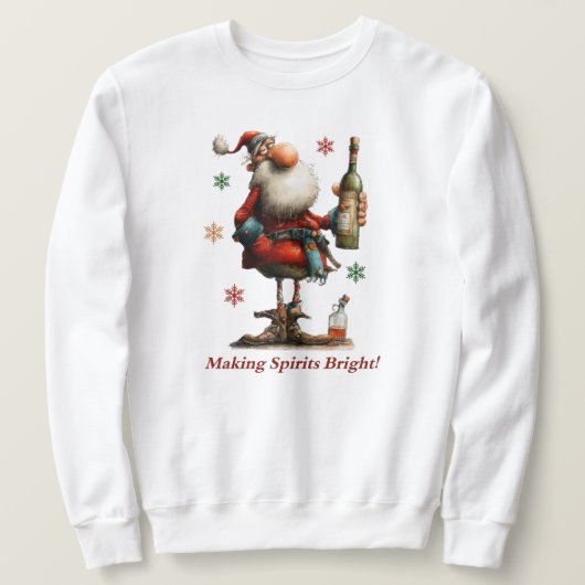 Making Spirits Bright Sweatshirt (Design devant)