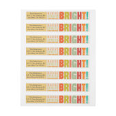 Making Spirits Bright - Wraparound Adreslabel Wikkel (Vel)