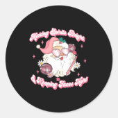 Making Srits Bright & Keeng Faces Tight Christ Ronde Sticker (Voorkant)