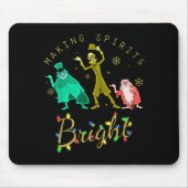 Making Srits Bright Christmas Retro Groovy Christm Muismat (Voorkant)