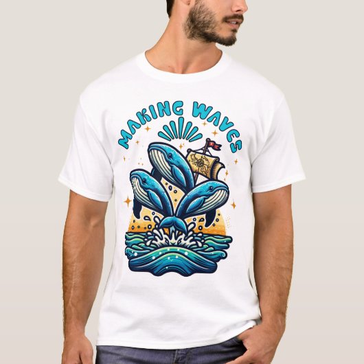Making Waves T-shirt (Voorkant)