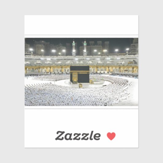 Makkah Ka'aba Heilige Moskee Sticker (Vel)
