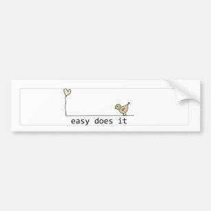 makkelijk bumpersticker