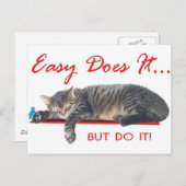 Makkelijk, het is een slogan briefkaart (Voorkant / Achterkant)