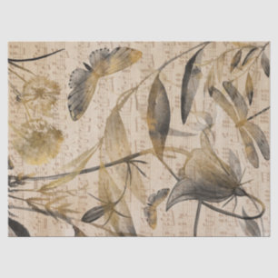 Makkelijk muziekvlindernajaar Herfst ontkoppeling  Tissuepapier