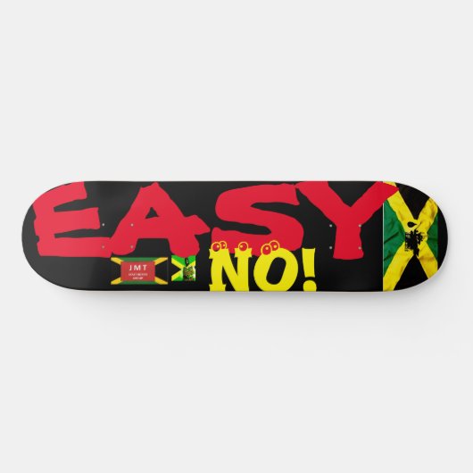 MAKKELIJK NEE! 21 cm Skateboard Deck (Horizontaal)