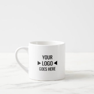 Makkelijk op maat gemaakt zakelijk bedrijfslogo espresso kop