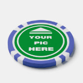 MAKKELIJK! Poker Chips - Blauw - Aangepast (Enkel)