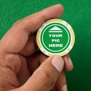 MAKKELIJK! Poker Chips - Geel - Aangepast