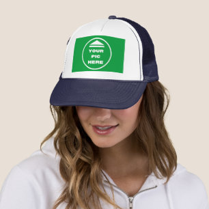 MAKKELIJK! Trucker Hat - Wit en Navy Blue - Aanpas Pet